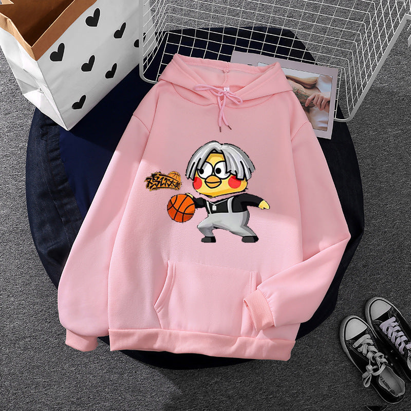 Women's hoodie with creative basketball motif Chic & Stil