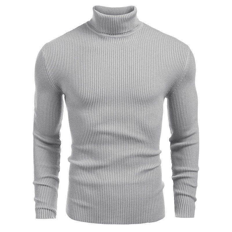 Men's High-Quality Ribbed Turtleneck Sweater Lune London
