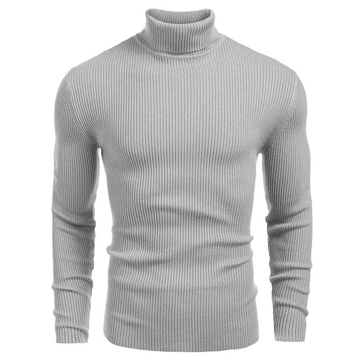 Men's High-Quality Ribbed Turtleneck Sweater Lune London