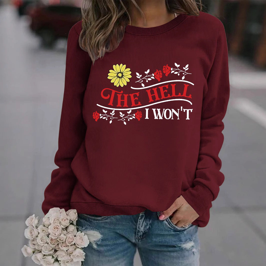 Sweatshirt pour femmes avec motif ludique et coupe confortable Chic & Stil