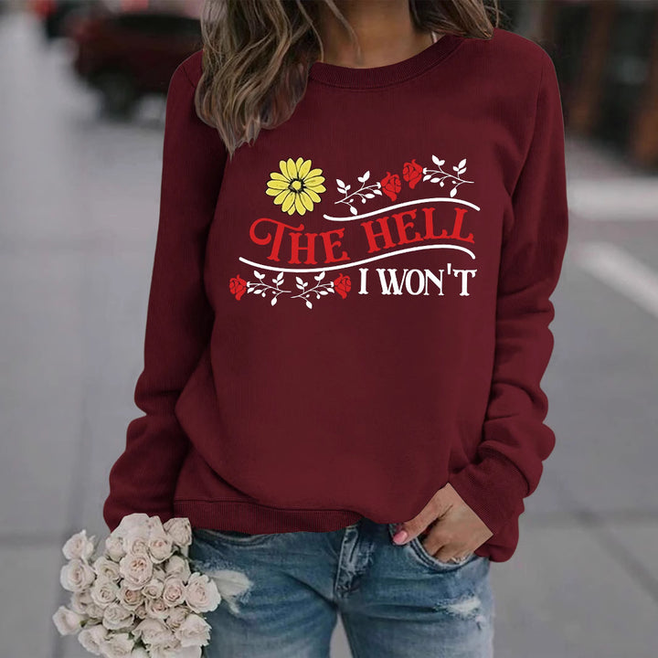 Sweatshirt pour femmes avec motif ludique et coupe confortable Chic & Stil
