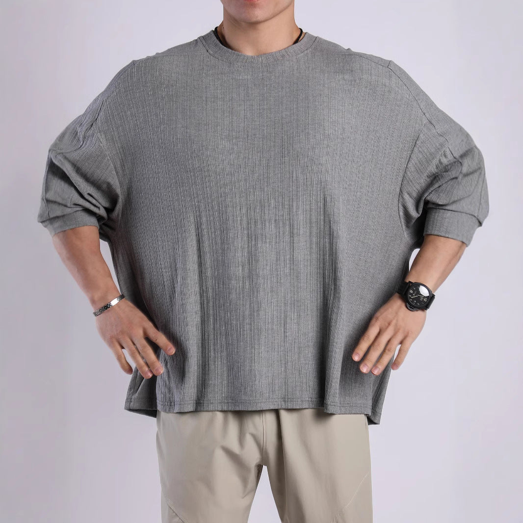 Casual long-sleeve t-shirt for women with an innovative cut and fine texture Lune London