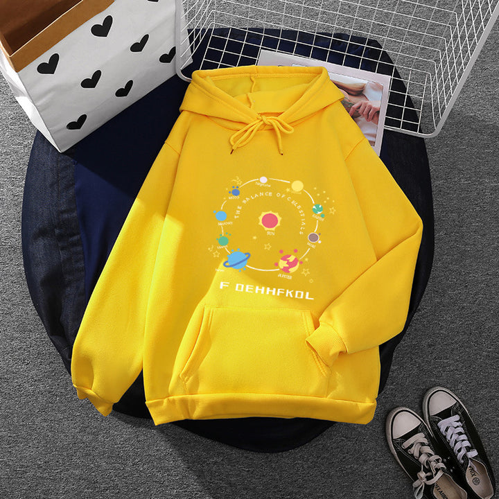 Women's hoodie with unique space motif Chic & Stil