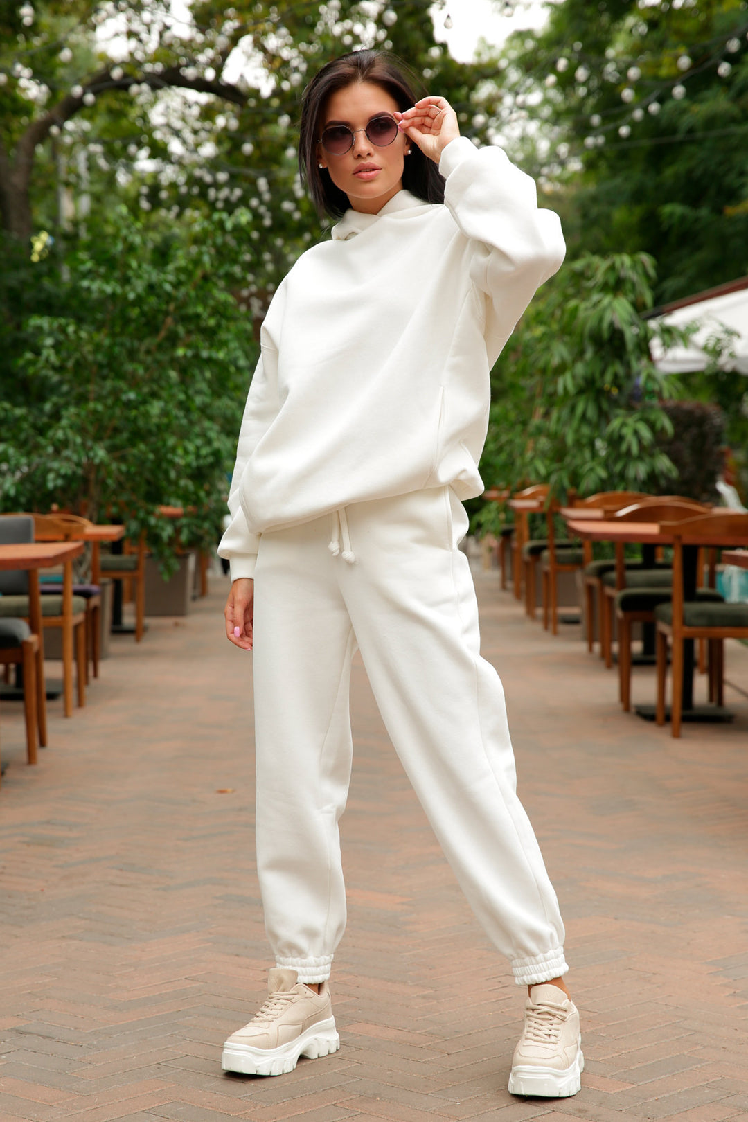 Casual and comfortable hoodie tracksuit set for women Lune London