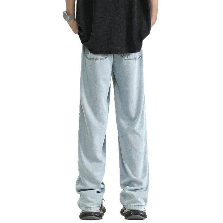 Women's jeans trousers, wide with elastic waistband Lune London