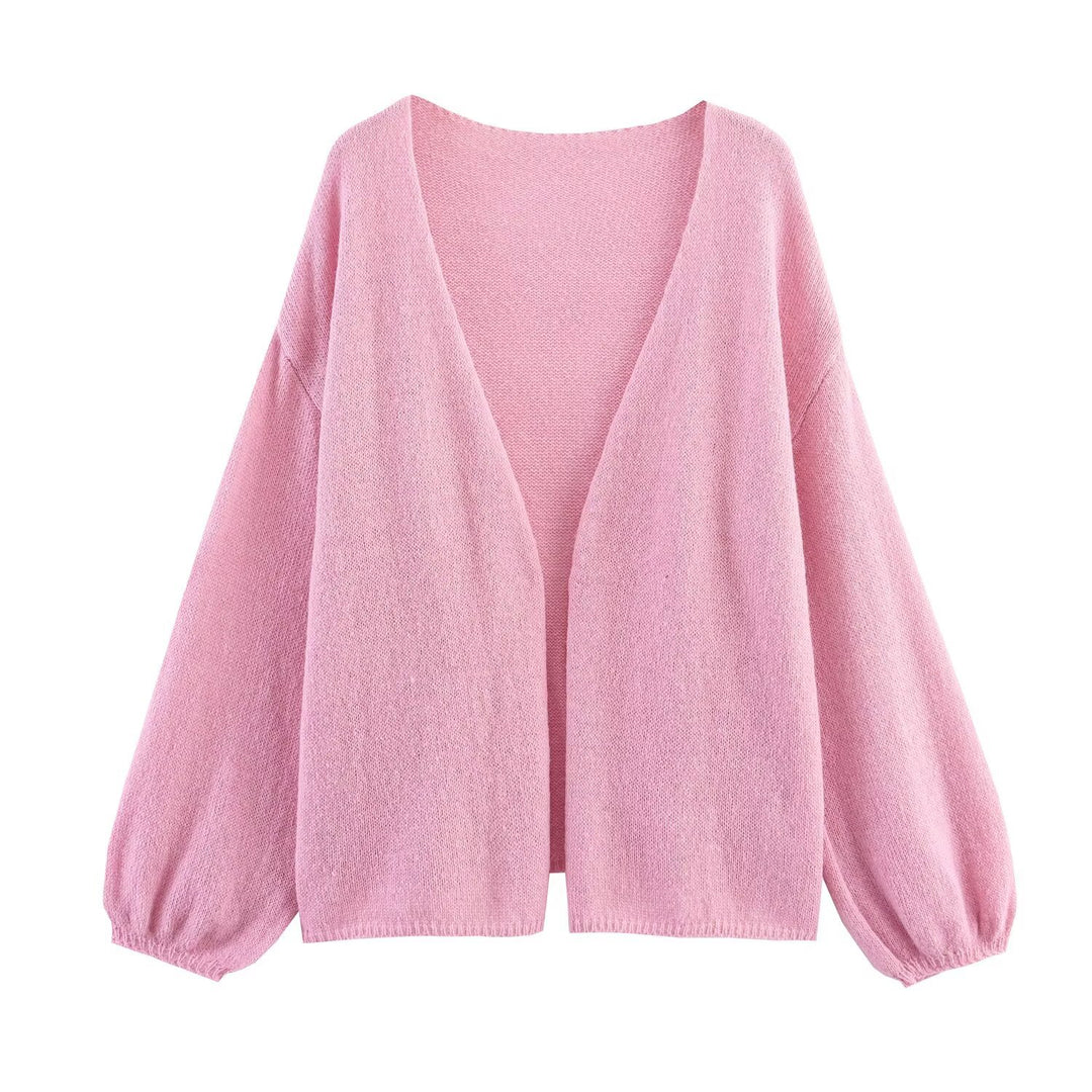 Ladies lightweight knit cardigan with a loose fit Lune London
