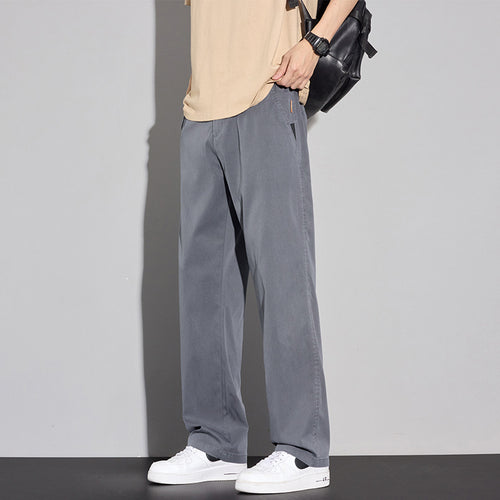 Pantalon décontracté stretch pour hommes avec poches polyvalentes et tissu respirant Lune London