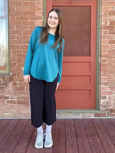 Comfortable long sleeve blouse for women with relaxed fit Lune London