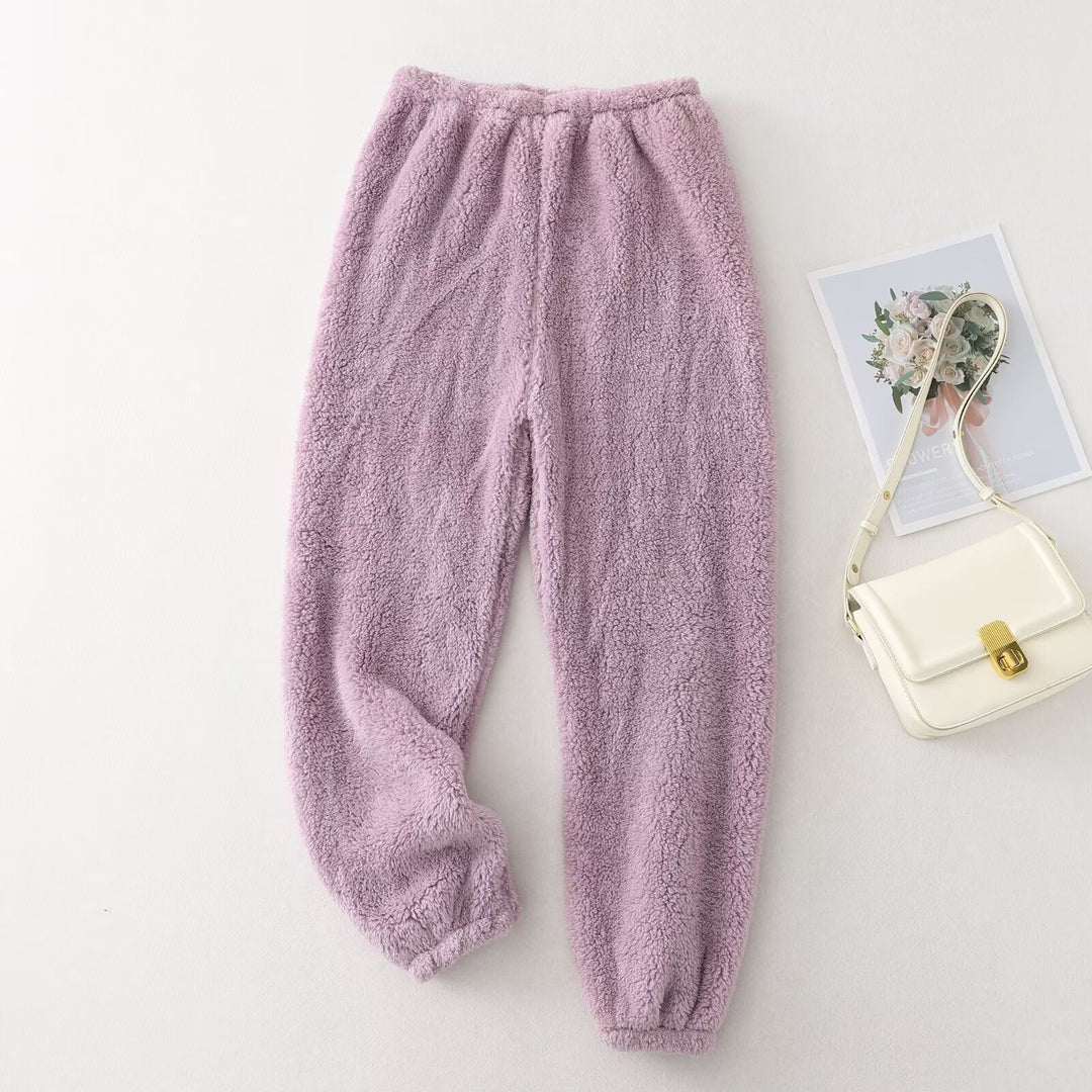Pantalons en polaire confortables pour femmes avec taille élastique Chic & Stil