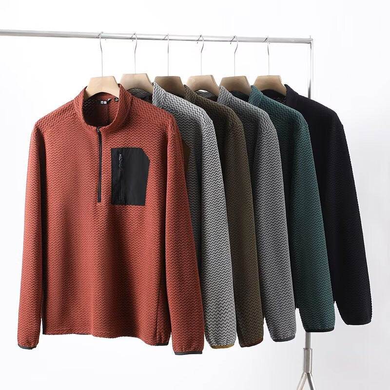Pull fonctionnel femme avec col montant et fermeture éclair pratique Chic & Stil