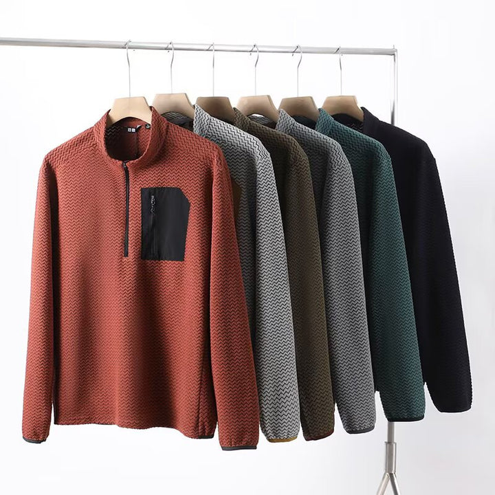 Pull fonctionnel femme avec col montant et fermeture éclair pratique Chic & Stil