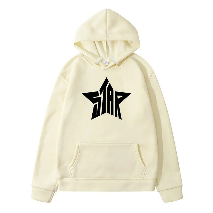 Women's hoodie with stylish star motif Chic & Stil