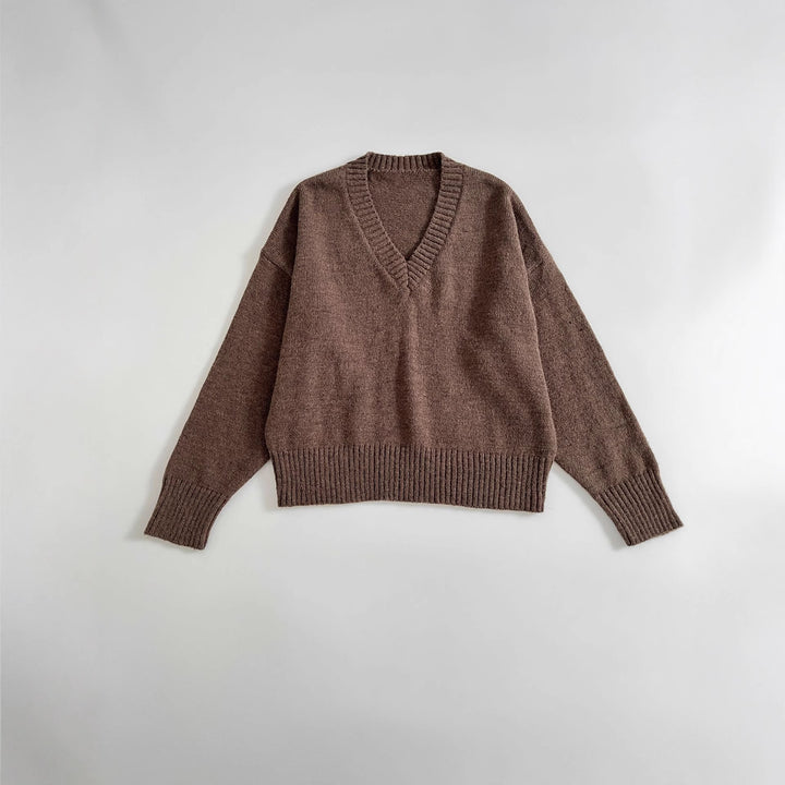 Casual V neck sweater for women Lune London