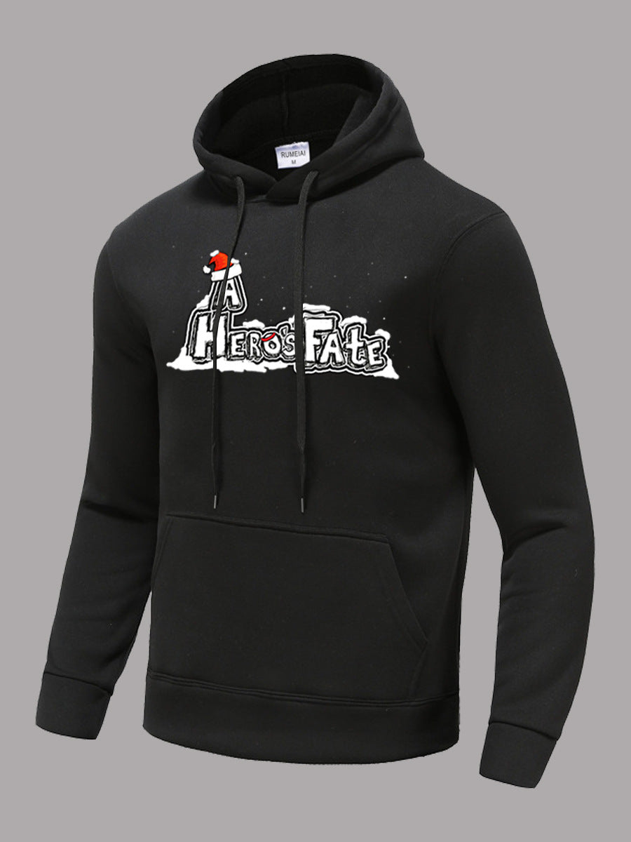 Men's Hoodie with creative print and casual fit Lune London