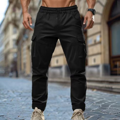Functional cargo pants for men with adjustable waist and practical pockets Lune London