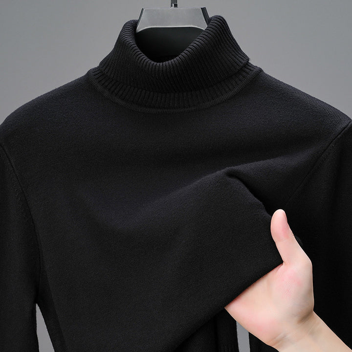elegant ribbed sweater for men in high quality cotton Lune London