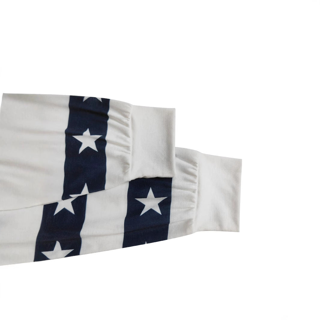 Lune London | Women's sweatshirt with American flag motif and stars