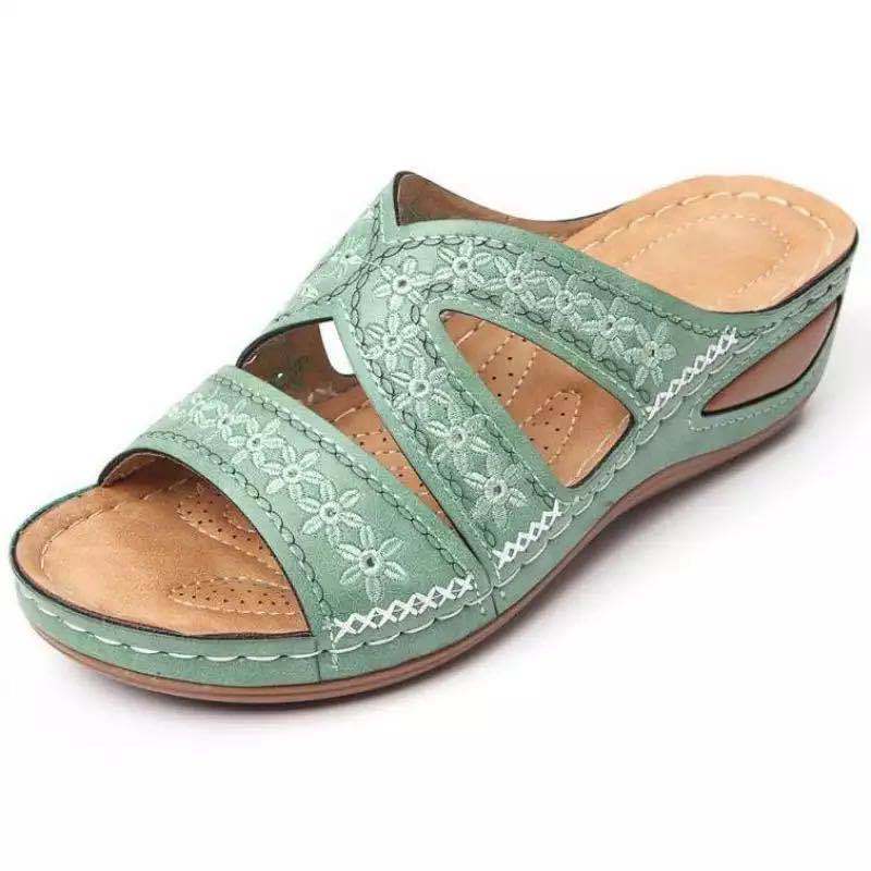 Slip-on sandals enhancing comfort for women Lune London