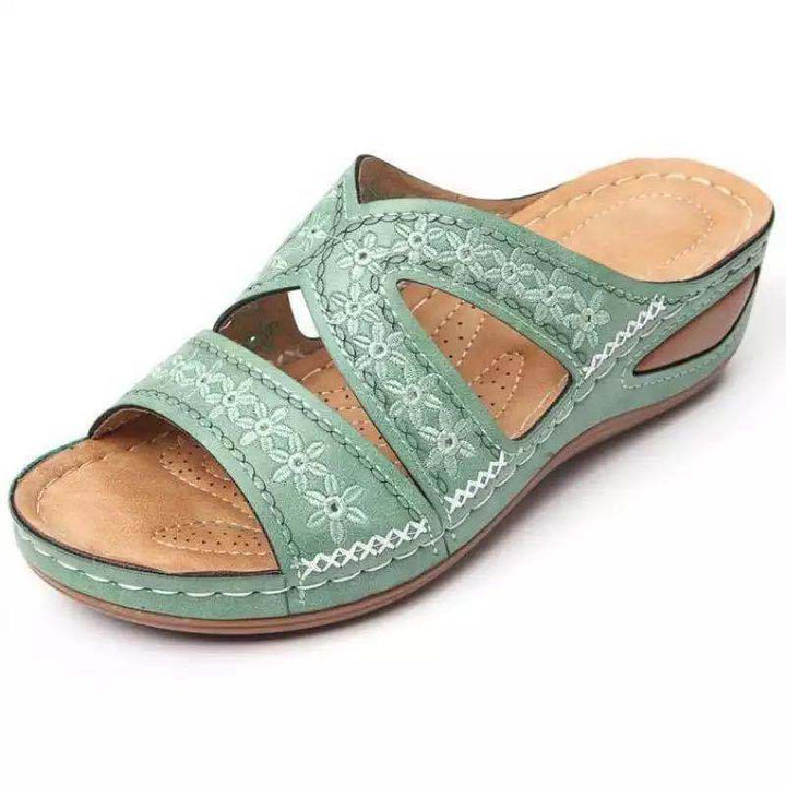 Slip-on sandals enhancing comfort for women Lune London