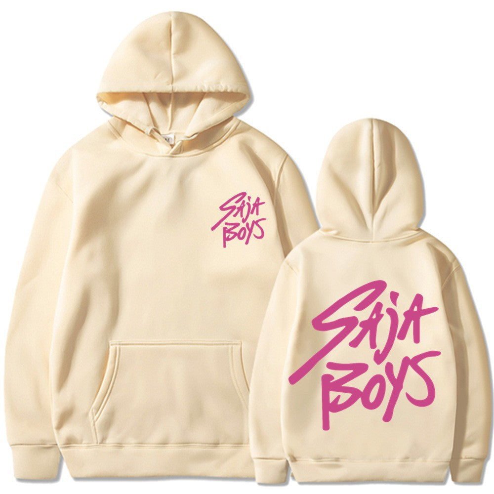 Women's hoodie with distinctive lettering and kangaroo pocket Chic & Stil
