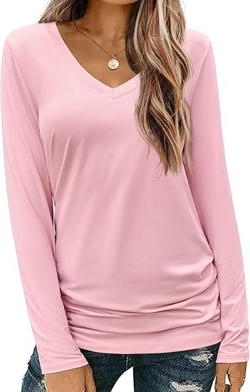 Women Long Sleeve Elegantly Cut Top Lune London