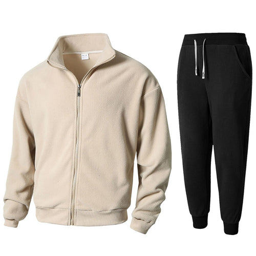 Men's Fleece Relax Suit with High Collar Lune London