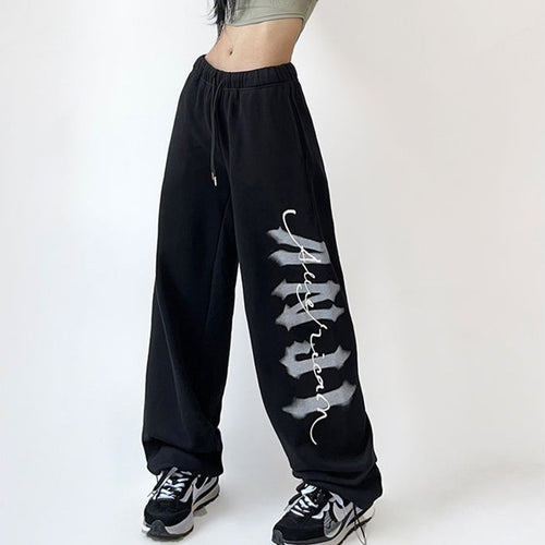 Women's Casual Leisure Pants with Fashionable Print Chic & Stil