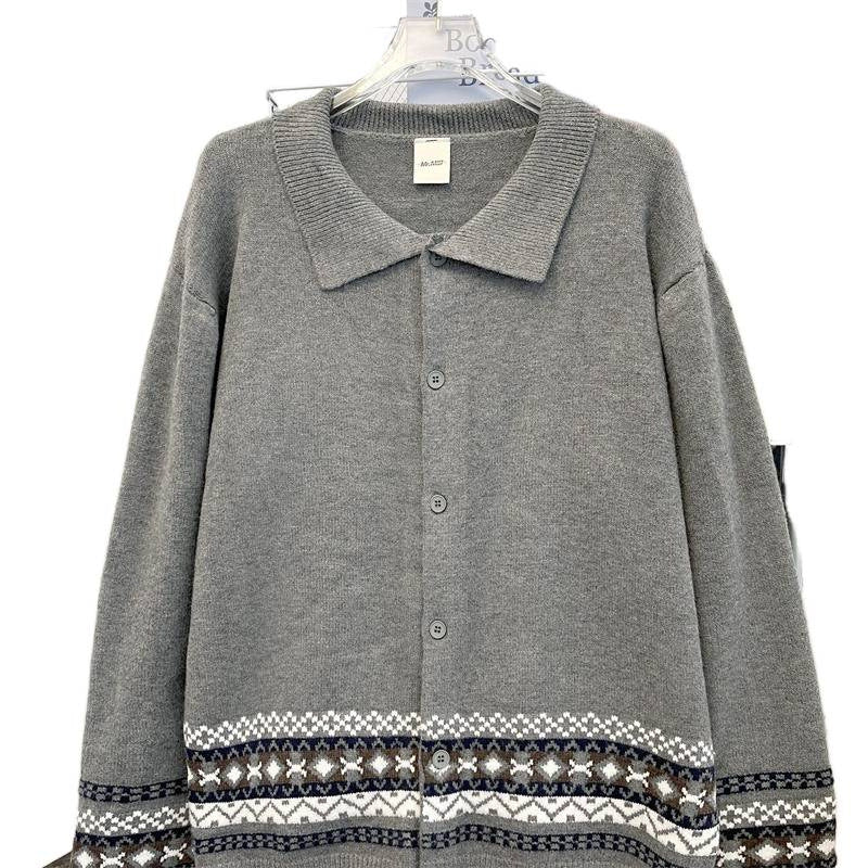 Women cardigan with elegant collar and trendy pattern Lune London