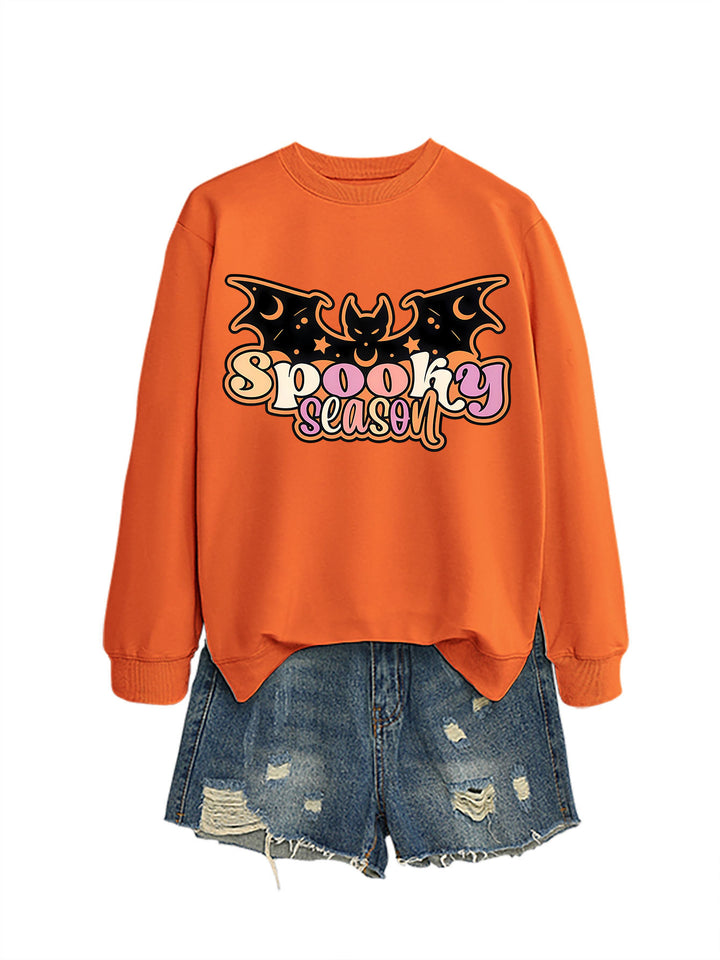 Sweatshirt pour femmes avec design créatif d'Halloween Chic & Stil