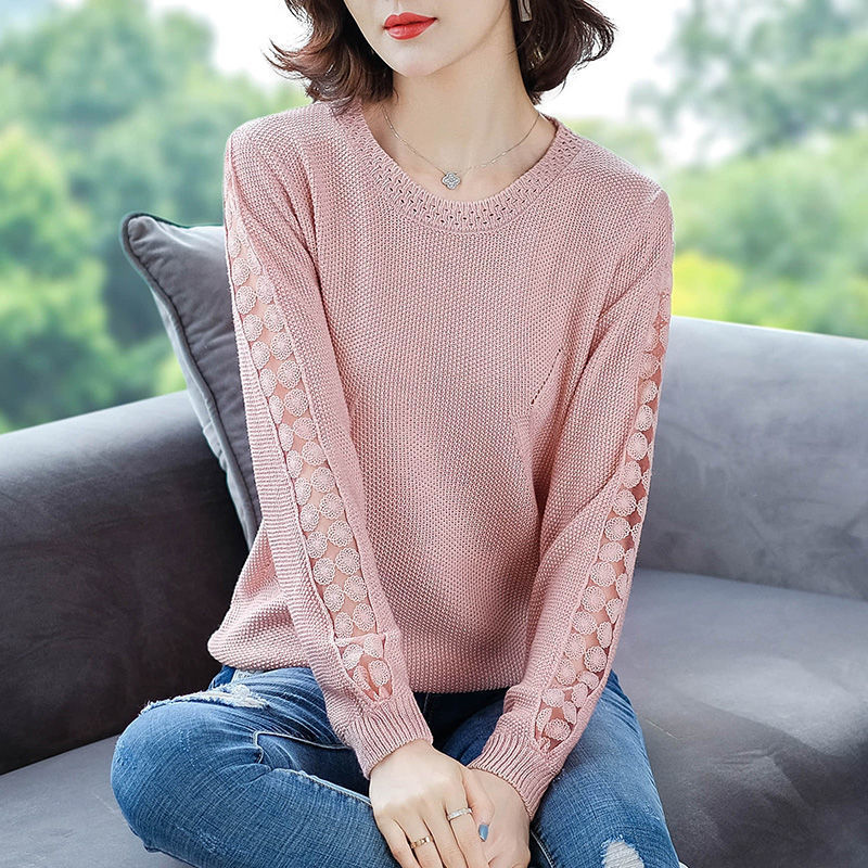 Pull en tricot élégant pour femmes avec motif en treillis Chic & Stil