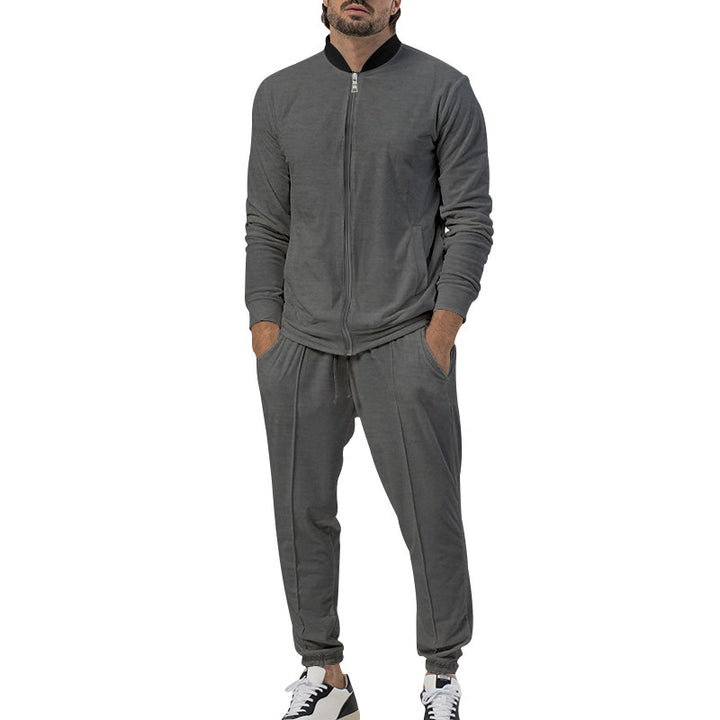 Men's sporty leisure suit with full zip and side pockets Lune London