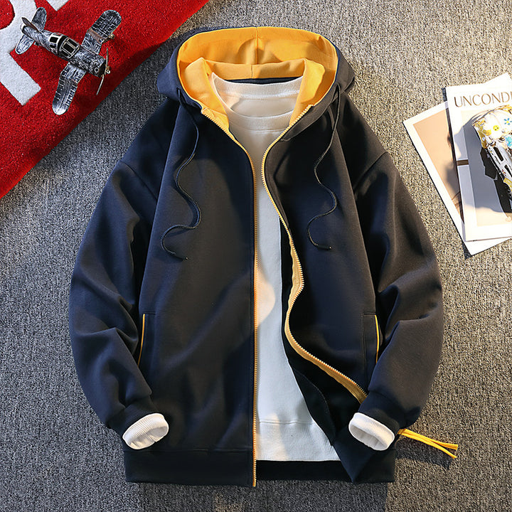 Trendy hooded jacket for men with contrasting details Lune London