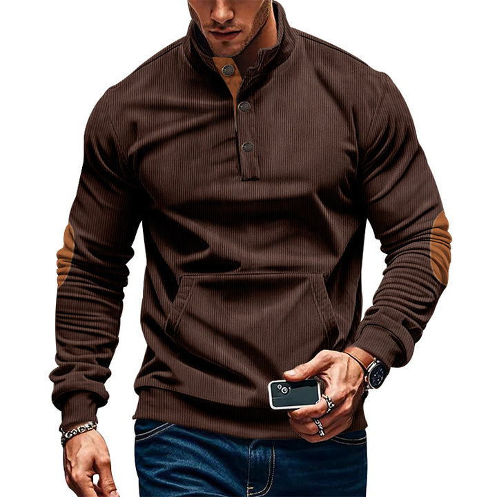 Long-sleeved t-shirt for men with a structured design and modern details Lune London
