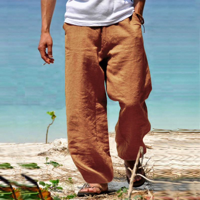 Light linen trousers for men Lune London