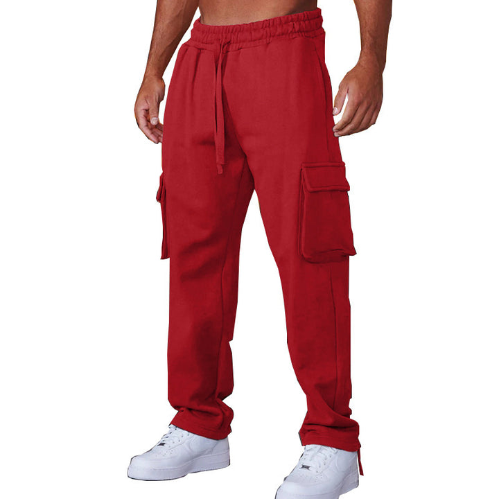 Men's cargo pants with elastic waistband and functional pockets Lune London