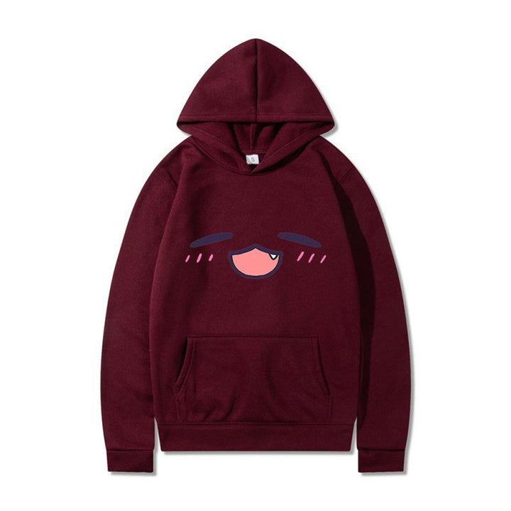 Women's hoodie with cheerful cartoon face and comfortable fit Lune London