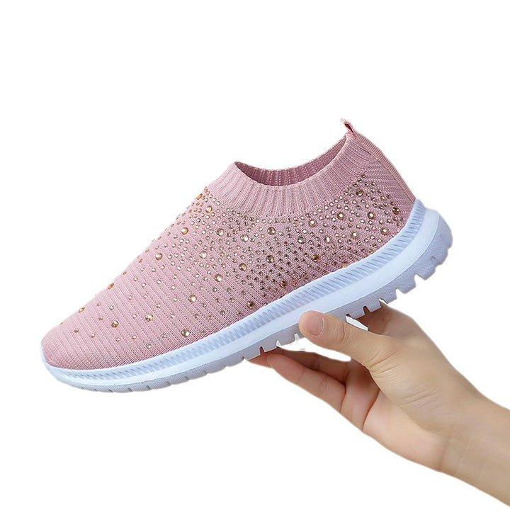 Ladies Sparkling Comfort Slippers Lune London