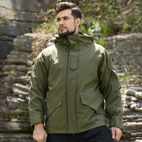 Waterproof camouflage jacket for men Lune London