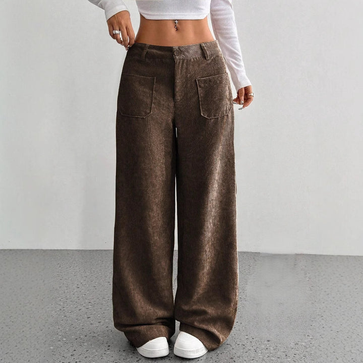 Wide corduroy trousers for women Lune London