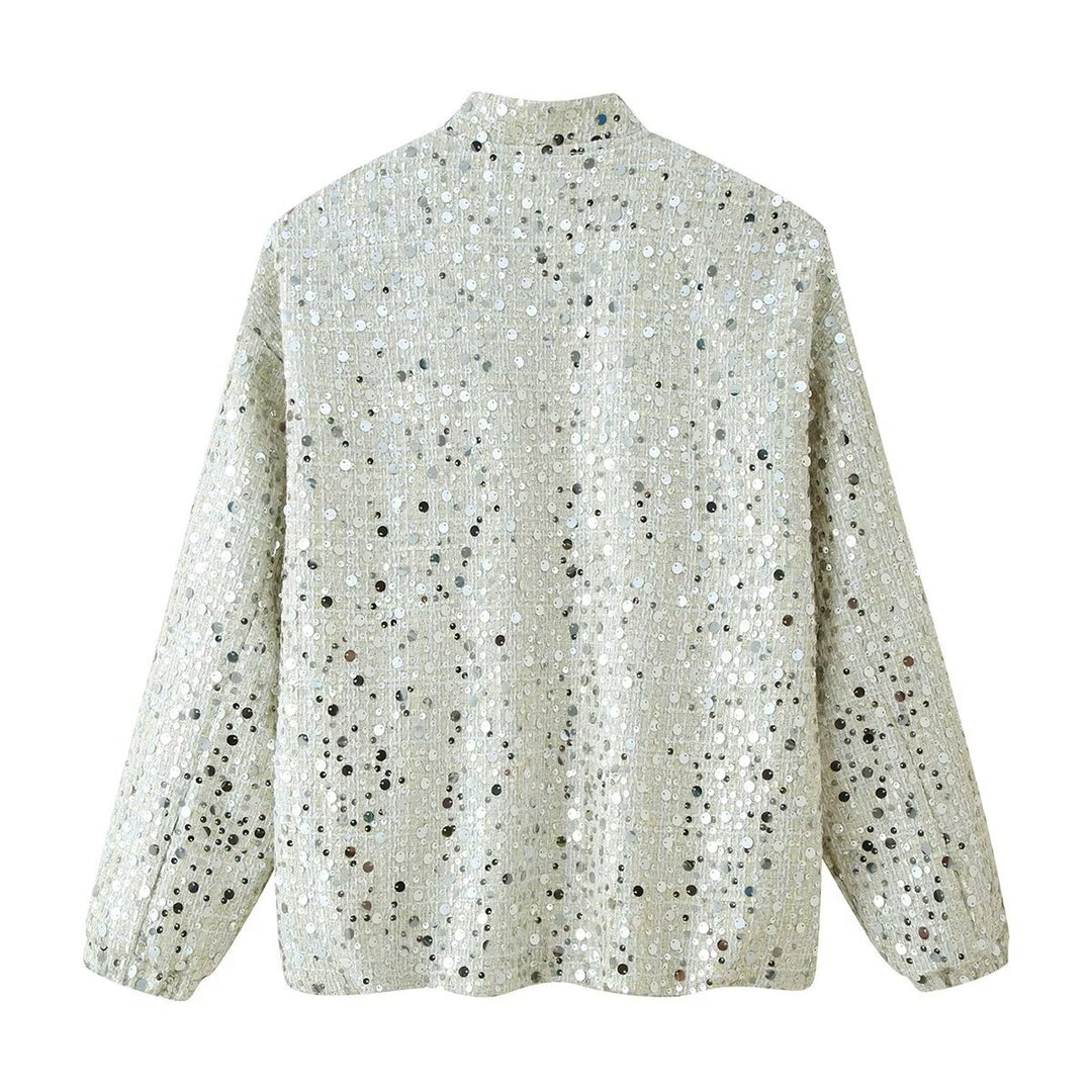 Ladies Shiny Chic Bomber Jacket