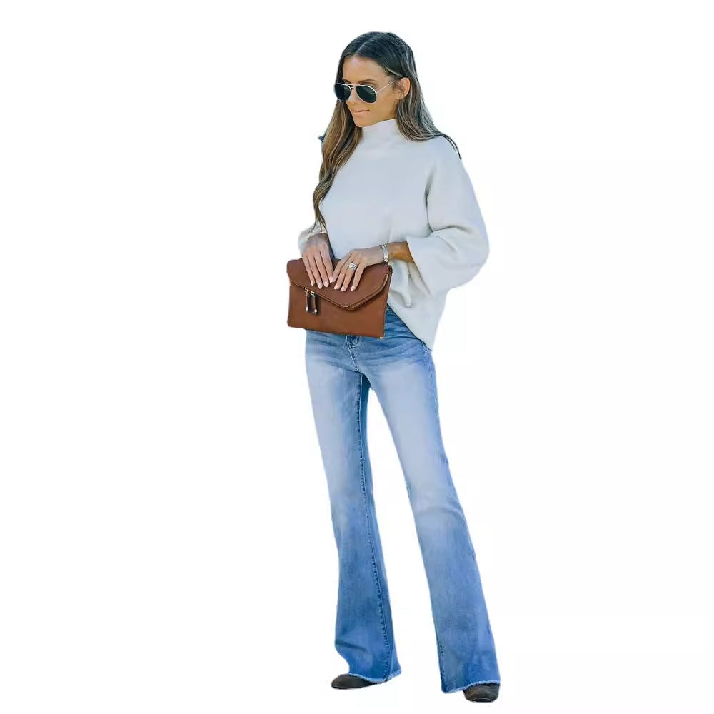 Lune London wide bootcut jeans for women