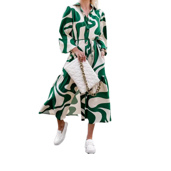 Women's Long Sleeve Shirt Dress Lune London