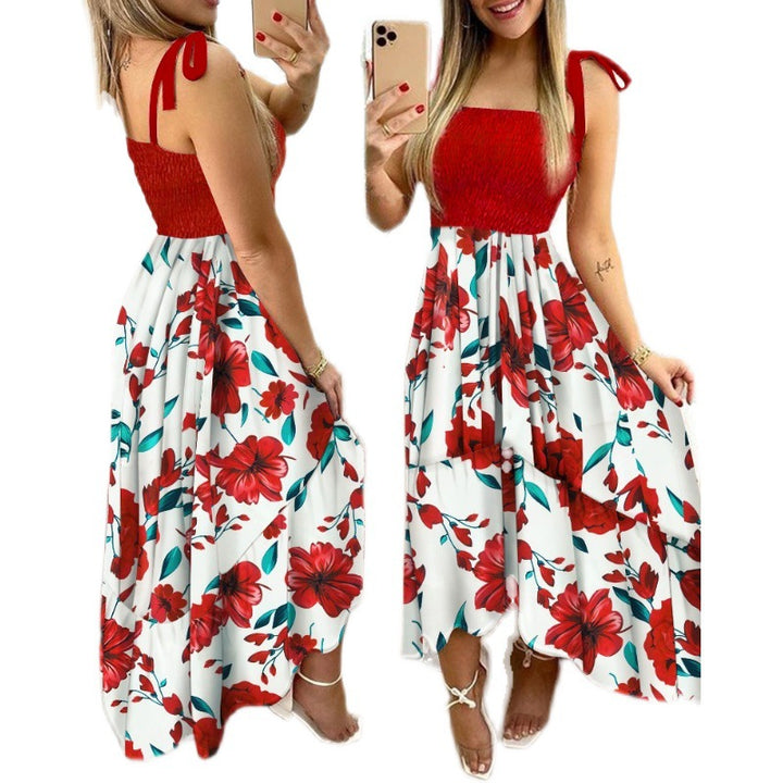 Maxi Floral Dress for Women with Adjustable Straps Lune London