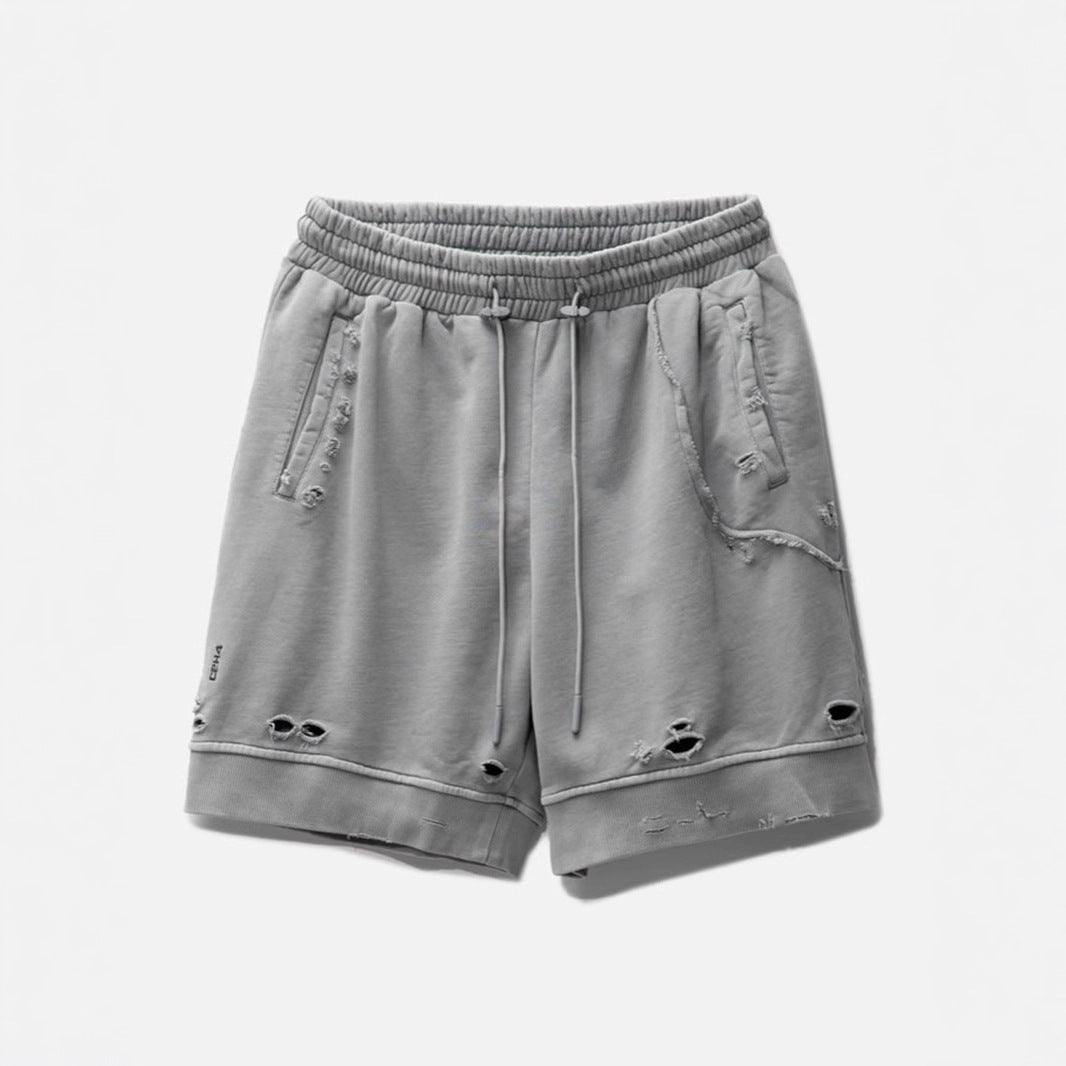 Shorts D détruits à la mode pour femmes Lune London