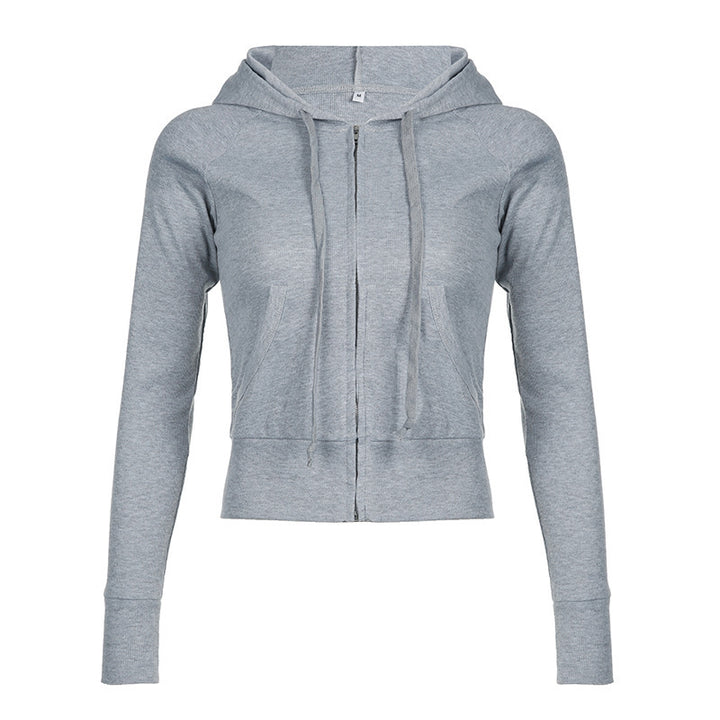 Casual hooded jacket for women with short cut Lune London