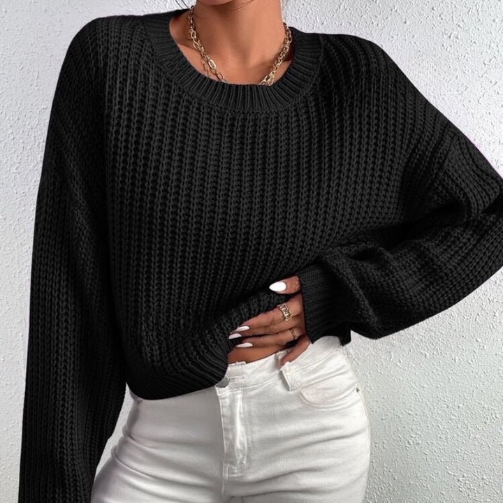 Chunky knit sweater for women with a relaxed fit and drop shoulders Lune London