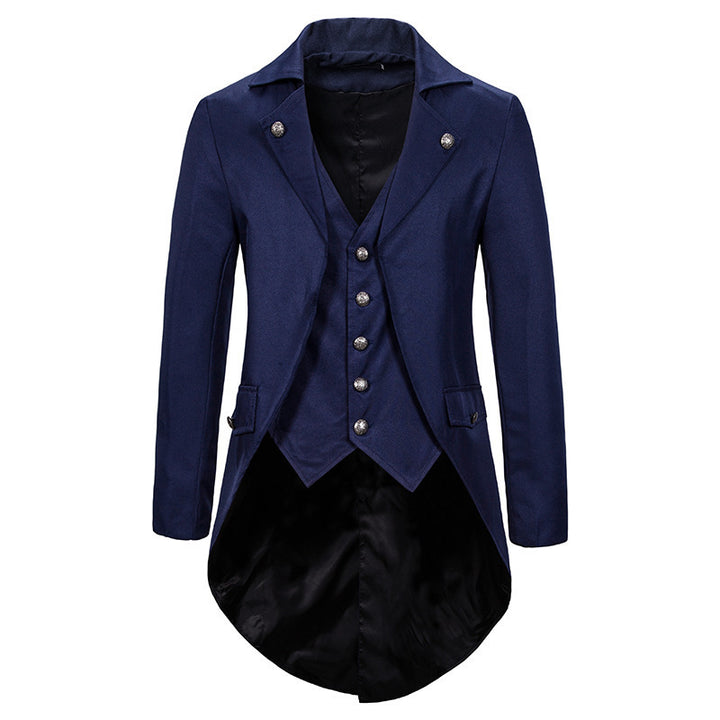 Elegant coat for men with asymmetrical cut and refined details Lune London