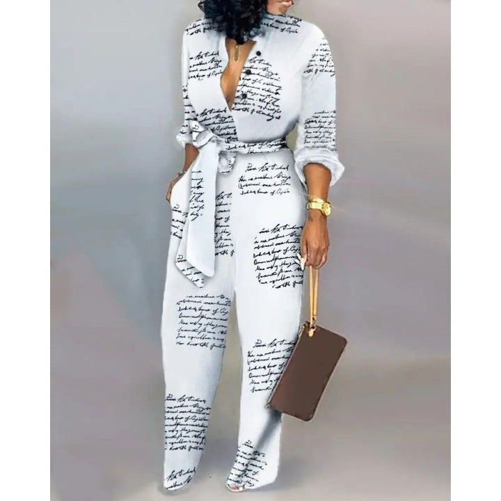 Women's Denim Jumpsuit with Fashionable Patchwork Design and Practical Pockets Lune London