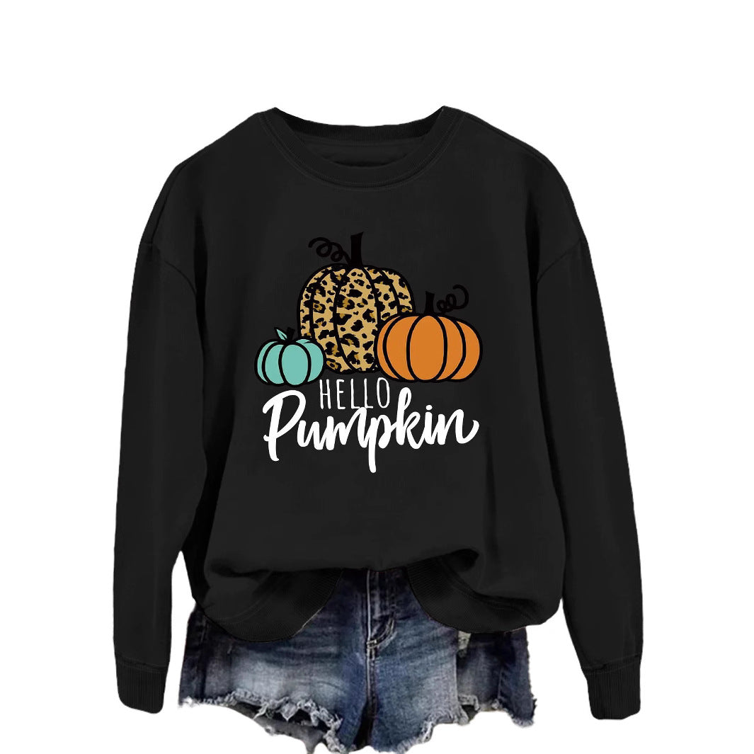 Sweat-shirt pour femme avec motif automnal créatif et coupe décontractée Chic & Stil