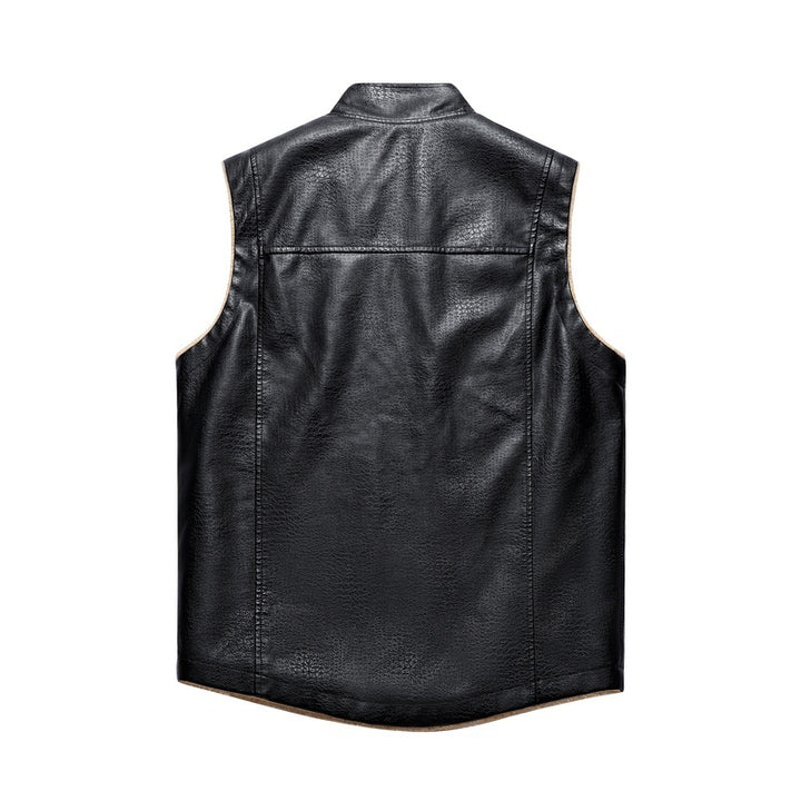 Casual style men's vest with warm inner lining from Lune London